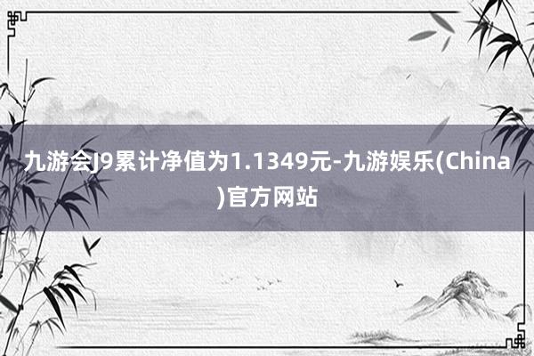 九游会J9累计净值为1.1349元-九游娱乐(China)官方网站