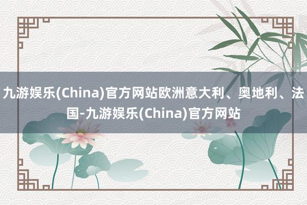 九游娱乐(China)官方网站欧洲意大利、奥地利、法国-九游娱乐(China)官方网站